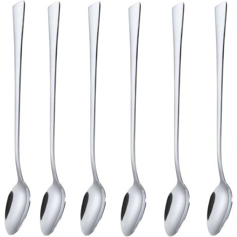 CUCHARA DE CÓCTEL 6 uds. PARA POSTRES CON LECHE KH-1341 brillo