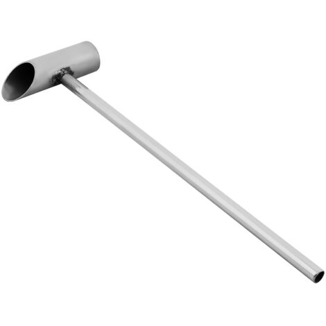 Cuchara de repuesto para máquina de algodón de azúcar, de acero inoxidable, 29 cm.