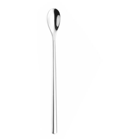 Cuchara mezcladora de acero inoxidable con mango largo  Para café, cócteles y bar  Longitud ideal para vasos altos  Herramienta de barman y accesorio de cocina