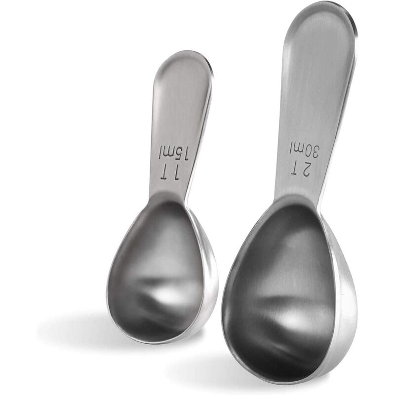 Cucharas De Café De Acero Inoxidable 18/8 Duraderas U-Taste De 15 Ml Y 30 Ml En Oferta Regalos - Cucharas De Café De Acero Inoxidable 18/8 Duraderas U-Taste De 15 Ml Y 30 Ml
