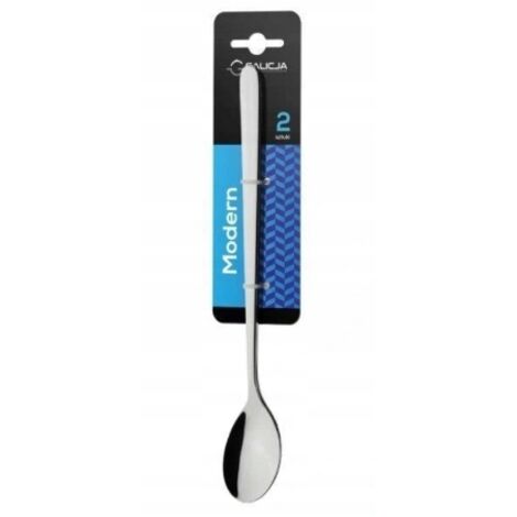 Cucharas largas para bebidas y cafés Modernas 2 uds.