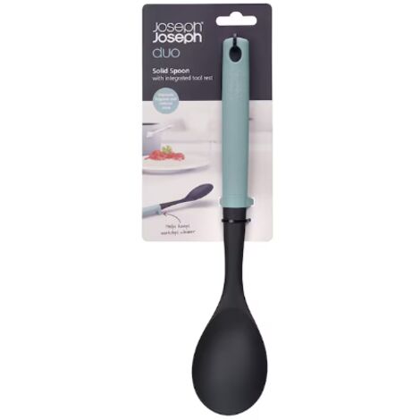 Cucharón con soporte Duo Joseph Joseph, diseño moderno y funcional, color elegante y práctico para tu cocina, resistente al calor y fácil de almacenar