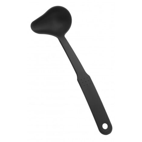 Cucharón Lacor Nylon Negro 27 cm Resistente 210 grados