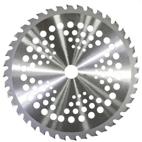 Cuchilla 40 dientes widia desbrozadora modelo estándar 255 mm taladro 25,4 mm