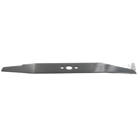 Cuchilla adaptable para cortacésped Flymo Modelo TC350. L: 351 mm, diámetro interior 16 mm, distancia entre agujeros 35 mm, orificios exteriores 8,5 mm. Reemplaza original 51