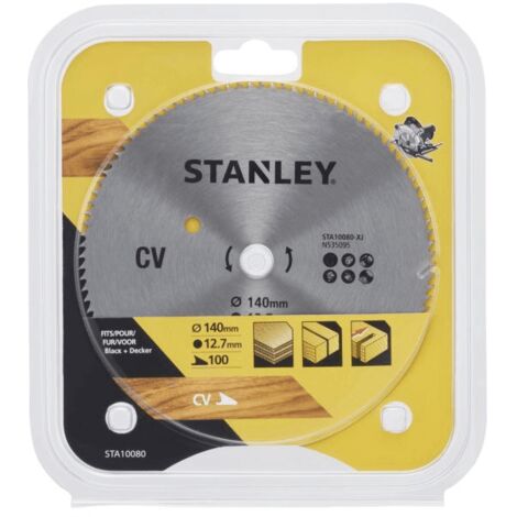 Cuchilla circular Stanley 140x12,7x100 dientes