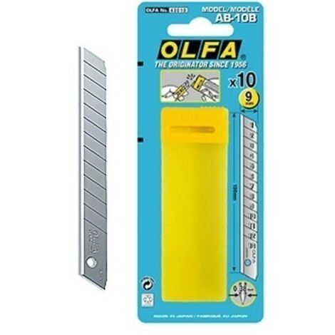Cuchilla Cutter 9X80Mm Olfa 10 Pz