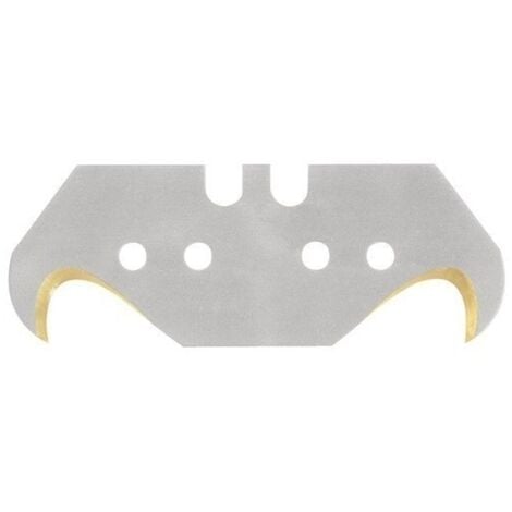 PROMAT Cuchilla Cutter De Gancho 48,2X18,7X0,65Mm Titanio 10 Pz Pro