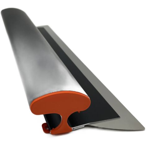 CUCHILLA DE ACABADO ATLAS TOOLS 35 cm 350 mm HOJA PROFESIONAL ATLAS TOOLS ANODIZADA NEGRA MASILLA DE CONSTRUCCI脫N DESPERDICIO