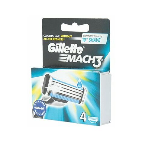 CUCHILLA DE RECAMBIO MACH3 4UD. GILLETTE