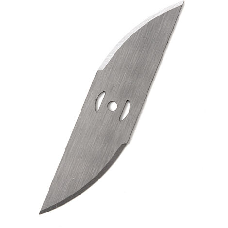 Cuchilla de repuesto reforzada, 150 mm de longitud, 2 unidades, cuchillas de repuesto para cortacésped, orificio de Φ5 mm, cuchillas de repuesto para recortar bordes metálicos.