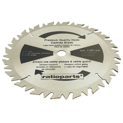 Cuchilla desbrozadora compatible 250 mm diámetro interior 20 mm