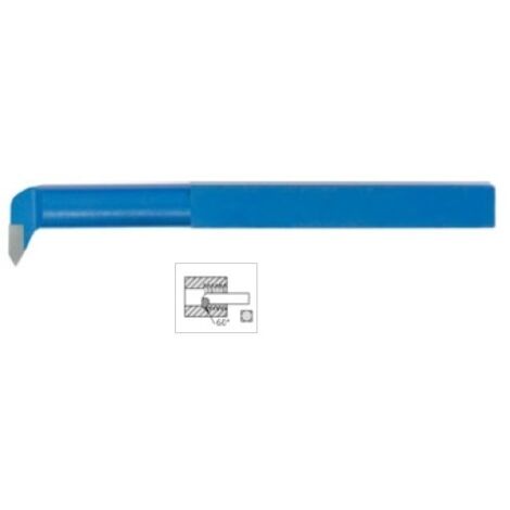 Cuchilla metal duro para torno DIN 283, rosca interior, 12x12x160, P-30  Metalworks 344028312