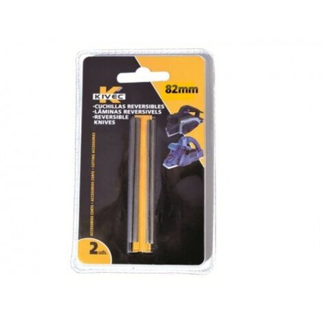 CUCHILLA REVERSIBLE 82MM (BLISTER 2) KIVEC CU-REBLI82
