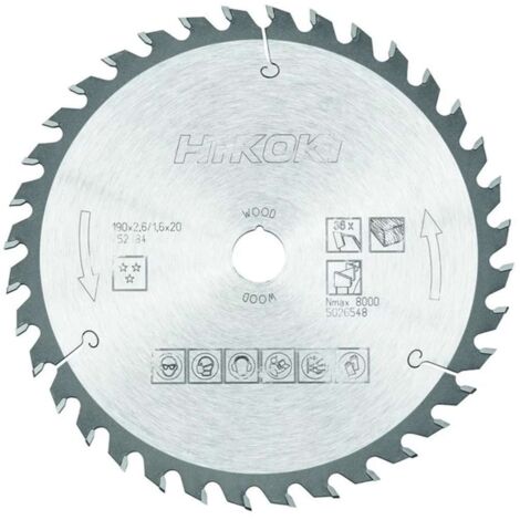 Cuchilla sierra disco HIKOKI 752484