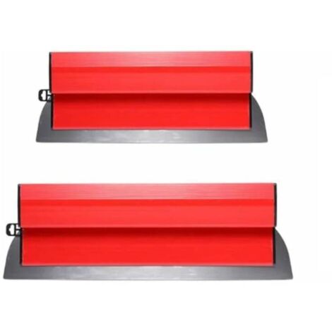 cuchillas alisadoras (25 cm + 40 cm), cuchillas raspadoras alisadoras, cuchillas raspadoras resistentes al desgaste y eficientes, cuchilla alisadora de pared reutilizable para placas de yeso de cement