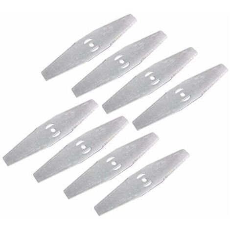 Cuchillas de repuesto para desbrozadora, 16 cuchillas metálicas para desbrozadora, cuchilla universal para cortacésped, para desbrozadora inalámbrica, cuchilla metálica XVX