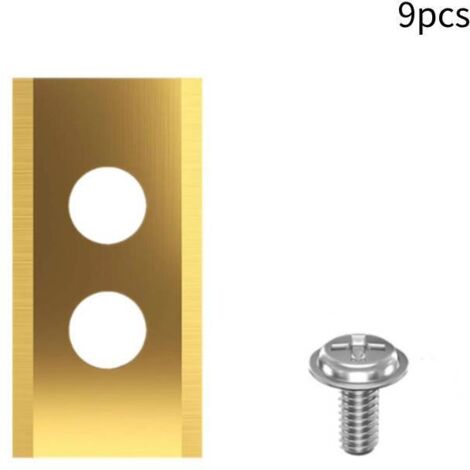 Cuchillas de repuesto para tornillos (con fusible) - Cuchillas de repuesto para marcas de alta gama como Worx, LandXcape, Zoef Robot, Einhell, Kress, etc. - Grosor de la hoja 0,9 mm