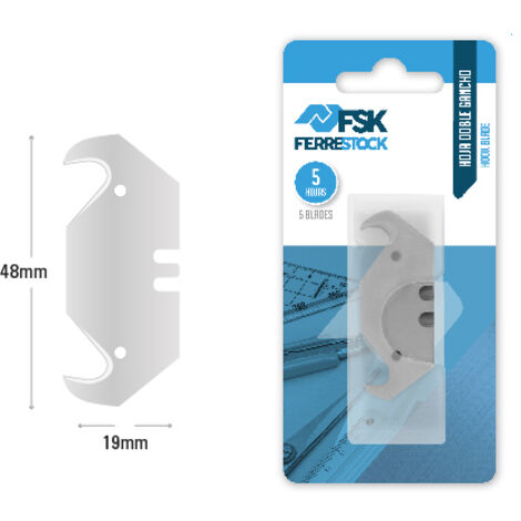 Cuchillas Ferrestock hook blade 5 unidades precisión seguridad