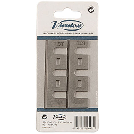 CUCHILLAS MD (2UDS) VIRUTEX