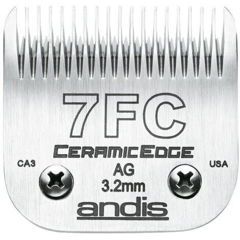 Cuchillas para Recortadora Andis S-7F Acero Cromado 3,2 mm