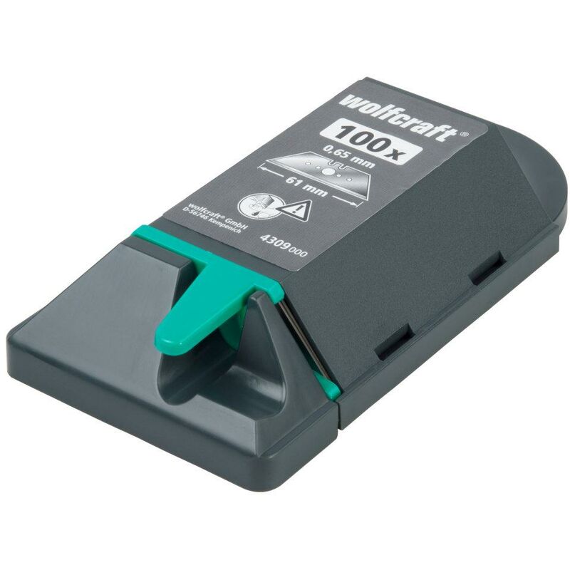

Cuchillas trapezoidales profesionales en caja dispensadora, 100 unidades