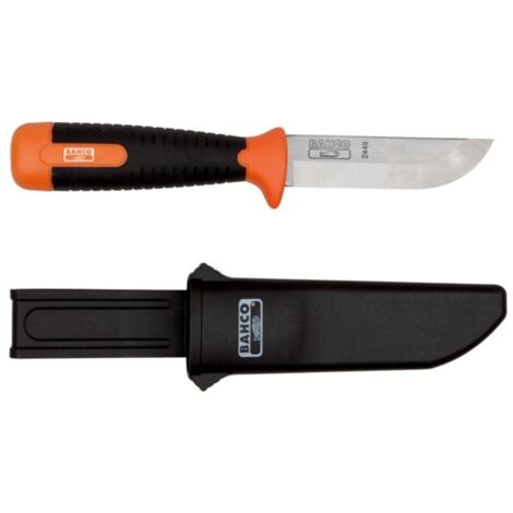 CUCHILLO ALTA RESISTENCIA HOJA CURVADA - BAHCO
