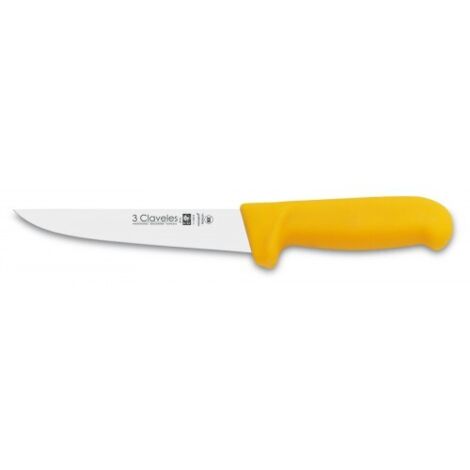 Cuchillo carnicero estrecho 3 Claveles 18 cm