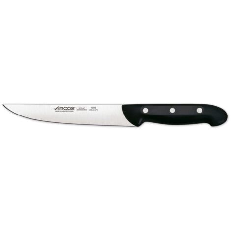 Cuchillo Cocina Cocinero  180Mm Mango Polioximetileno  Negro  Inox Arcos 150800