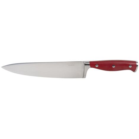 CUCHILLO COCINA HOJA 20cm  MODELO AGUACEJO ROJO