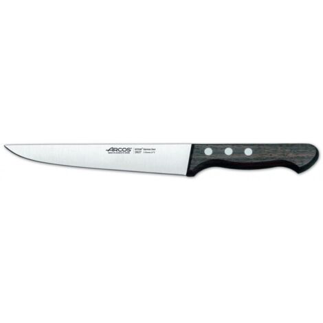 Cuchillo de cocina  Arcos Palisandro   262700 de acero inoxidable Nitrum y mango de madera de Palisandro con hoja de 17 cm, y Funda Hoja