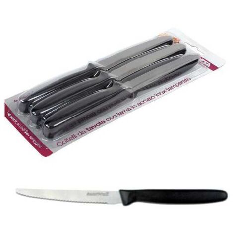 Cuchillo de mesa con hoja dentada de 11,0 cm, paquete de 6, Ilsa