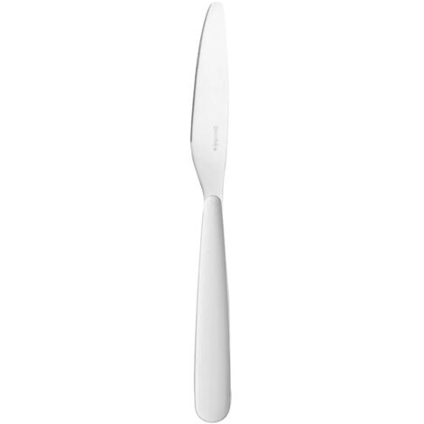Cuchillo de mesa de acero inoxidable blanco