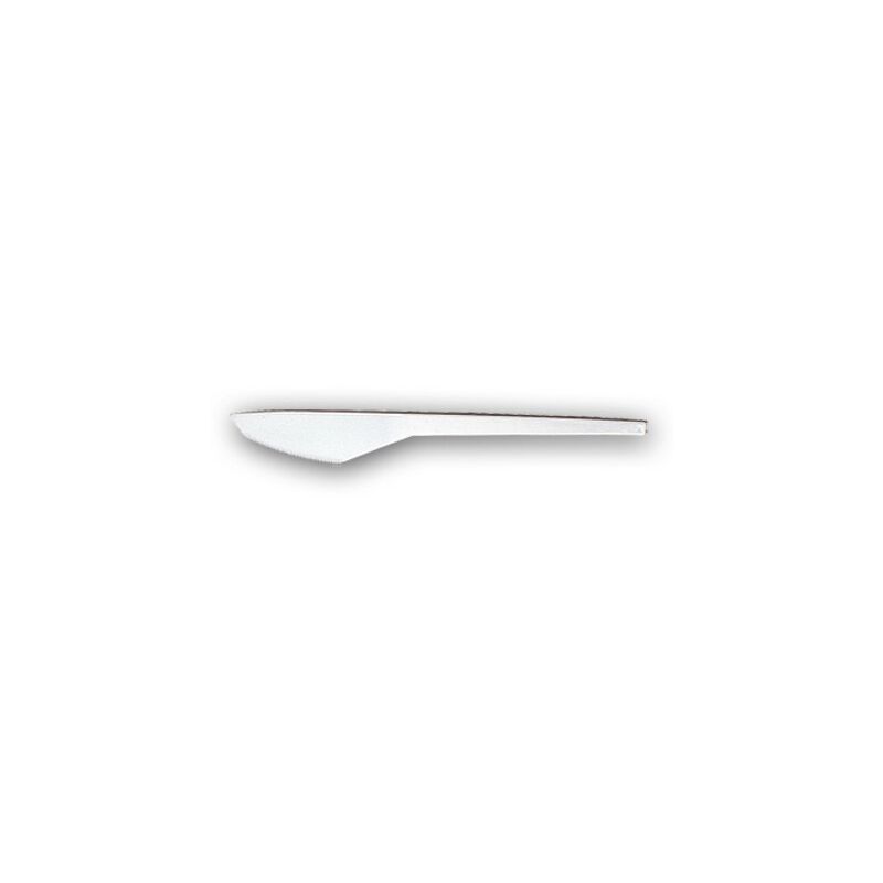 

Cuchillo de plastico blanco paquete de 100