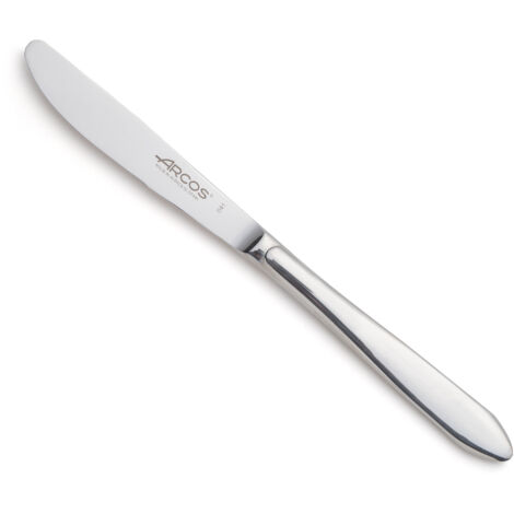 Cuchillo de postre Arcos Berlín monoblock de una pieza de acero inoxidable 18/10, espesor de 3 mm y hoja de 9 cm en caja
