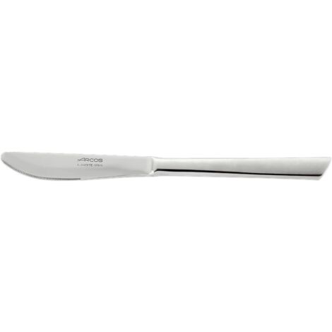 Cuchillo de postre Arcos Toscana 570600 monoblock de una pieza de acero inoxidable 18/10, espesor 2.5 mm y hoja de 9 cm en caja