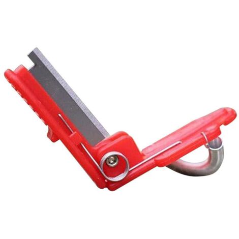 Cuchillo de pulgar multifuncional para jardín, dispositivo para recoger frutas, herramienta segura para cortar frutas, anillos para cortar hojas y protector de dedos.