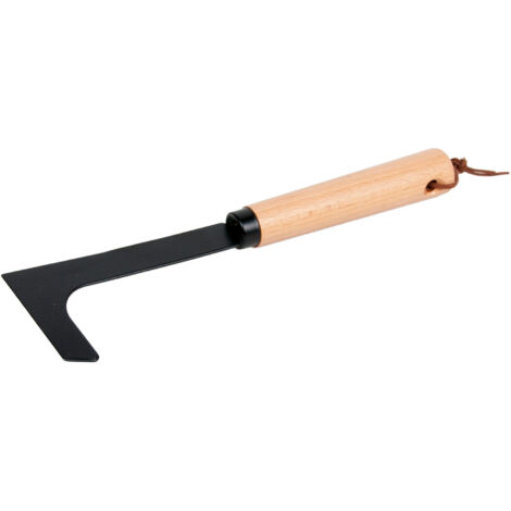 Cuchillo desherbador con mango de madera