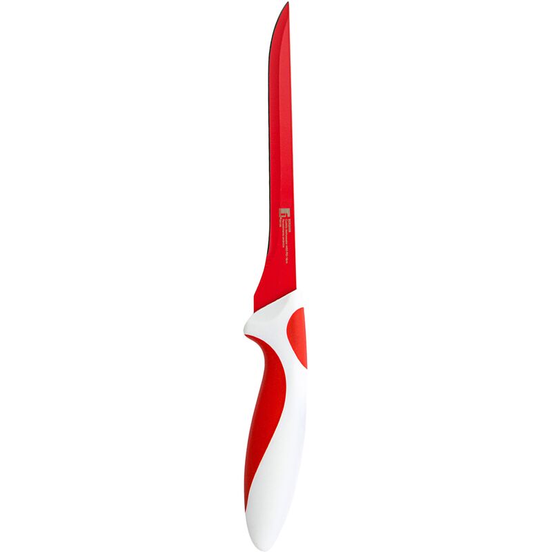 

Cuchillo Deshuesador Con Recubrimiento Cerámico Blanco Y Rojo 16,5 cm
