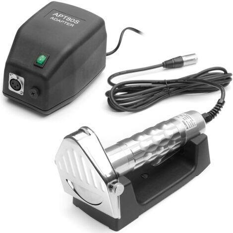Cuchillo eléctrico para kebab Gyros con afilador y soporte 230 V 80 W - Hendi 267264