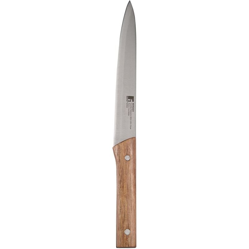 

Bergner - CUCHILLO FILETEADOR 20CM DE ACERO INOXIDABLE Y BAMBOO NATURE BG