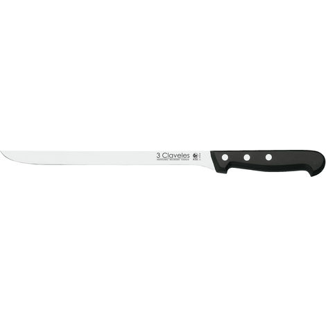 Cuchillo jamonero 3 Claveles I.POM 24CM 9,5" 00930