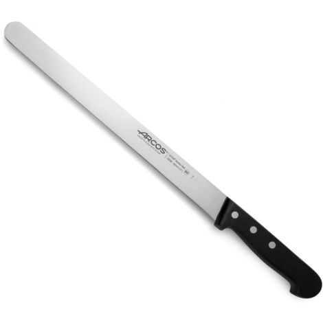 Cuchillo jamonero Arcos Universal 283804 de Acero Nitrum, con Mango de Polioximetileno y hoja de 30 cm en estuche