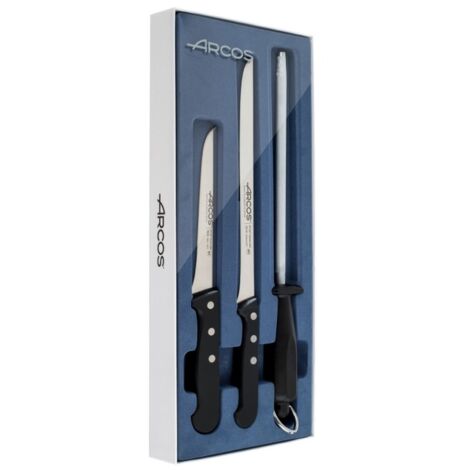 Cuchillo jamonero set univ acero nitrum ne arcos 3 pz