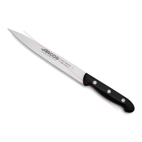 CUCHILLO LENGUADO MAITRE - Cuchillo de hoja larga, flexible, filo liso y fuerte. Filetea lenguado, separándolo con gran facilidad de la espina.