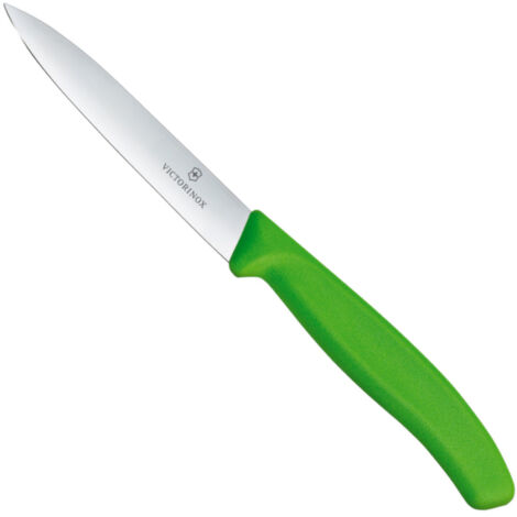 Cuchillo liso para verduras, longitud 100/212 mm - verde