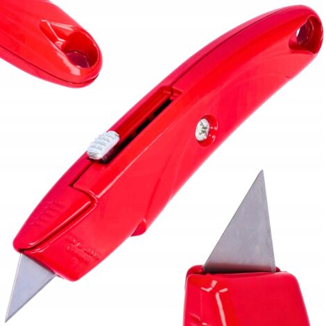 Cuchillo met谩lico trapezoidal