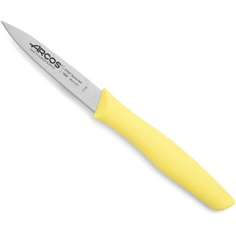 CUCHILLO MONDADOR NOVA - Cuchillo pequeño, ligero, manejable y con punta central. Perfecto para cortar, pelar y limpiar todo tipo de tubérculos, frutas y verduras.