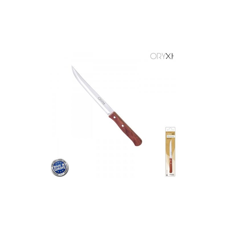 

Cuchillo montana cocina hoja acero inoxidable 15 cm. mango madera