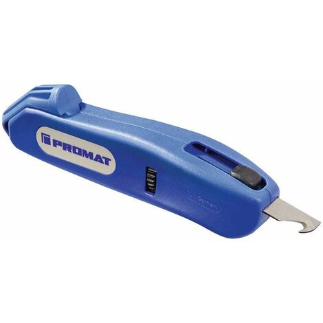 Cuchillo para cables L.145mm con hoja de gancho Ku.PROMAT